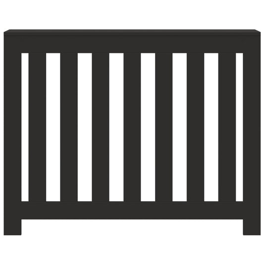 Vidaxl radiatorombouw 104x20x82 cm bewerkt hout zwart