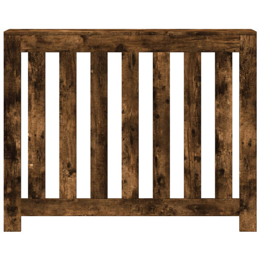 Vidaxl radiatorombouw 104x20x82 cm bewerkt hout gerookt eikenkleurig