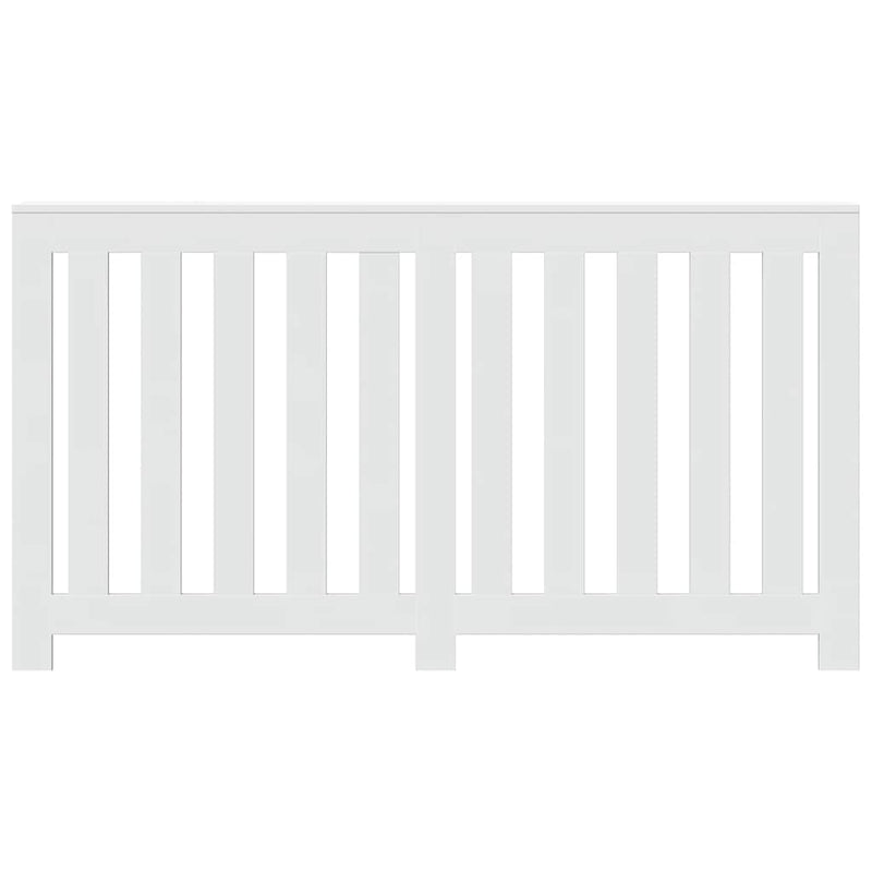 Load image into Gallery viewer, Vidaxl radiatorombouw 149x20x82 cm bewerkt hout wit
