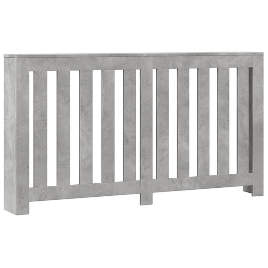 Vidaxl radiatorombouw 149x20x82 cm bewerkt hout betongrijs