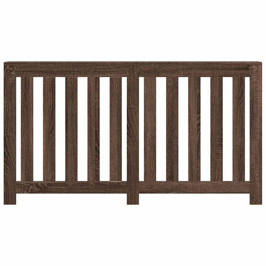 Vidaxl radiatorombouw 149x20x82 cm bewerkt hout bruin eikenkleurig