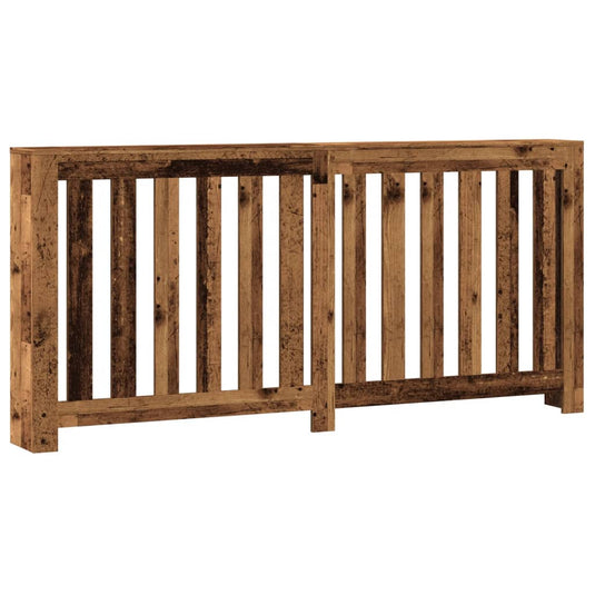 Vidaxl radiatorombouw 175x20x82 cm bewerkt hout oud hout