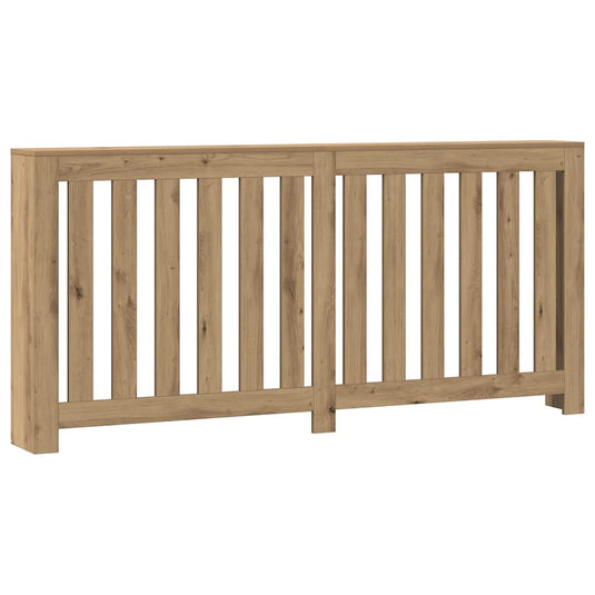 Vidaxl radiatorombouw 175x20x82 cm bewerkt hout artisanaal eikenkleur