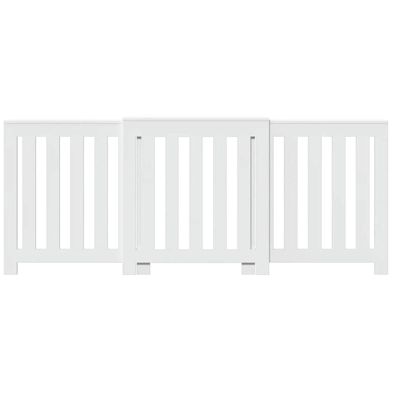Load image into Gallery viewer, Vidaxl radiatorombouw 205x21,5x83,5 cm bewerkt hout wit
