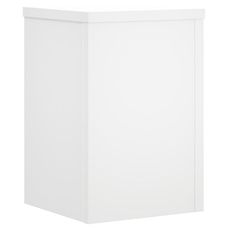 Afbeelding laden in galerijviewer, Vidaxl plantenstandaards 2 st 25x25x35 cm bewerkt hout wit
