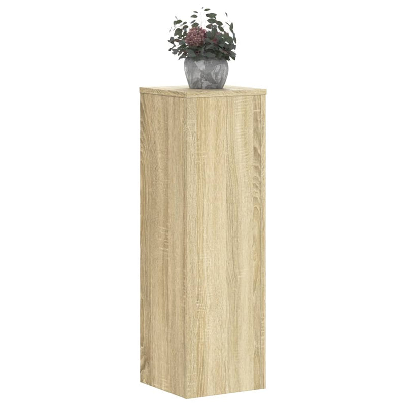 Load image into Gallery viewer, Vidaxl plantenstandaards 2 st 25x25x80 cm bewerkt hout sonoma eiken
