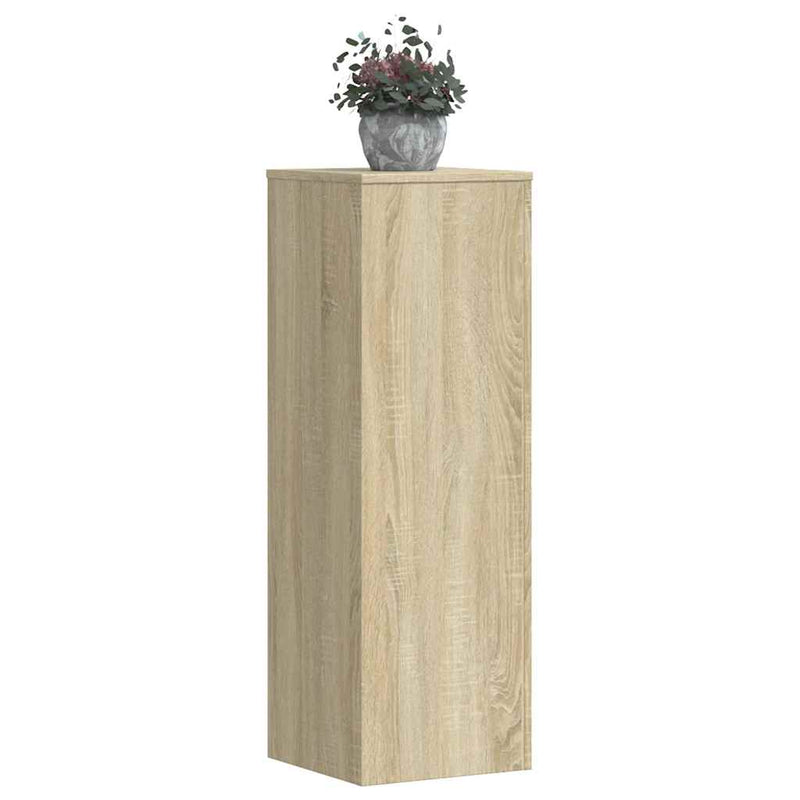 Load image into Gallery viewer, Vidaxl plantenstandaard 33x33x100 cm bewerkt hout sonoma eikenkleurig
