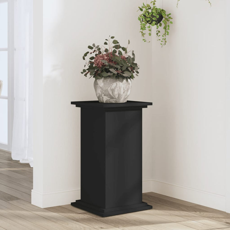 Load image into Gallery viewer, Vidaxl plantenstandaard 33x33x60 cm bewerkt hout zwart
