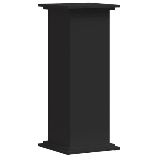 Vidaxl plantenstandaard 33x33x80 cm bewerkt hout zwart