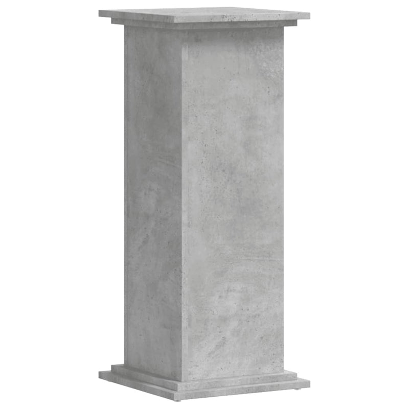 Load image into Gallery viewer, Vidaxl plantenstandaard 33x33x80 cm bewerkt hout betongrijs
