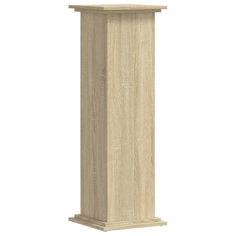 Load image into Gallery viewer, Vidaxl plantenstandaard 33x33x100 cm bewerkt hout sonoma eikenkleurig
