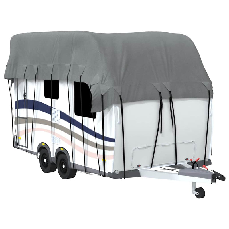 Load image into Gallery viewer, Vidaxl caravan dakbedekking 500x300 cm vliesvlies grijs
