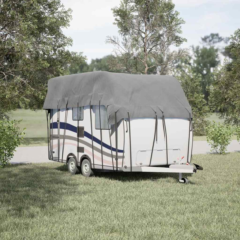 Load image into Gallery viewer, Vidaxl caravan dakbedekking 500x300 cm vliesvlies grijs
