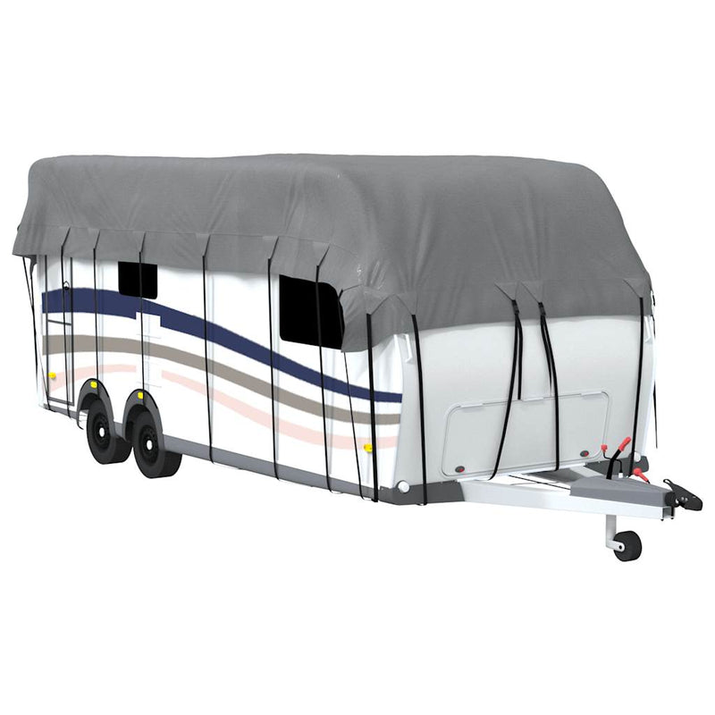 Load image into Gallery viewer, Vidaxl caravan dakbedekking 800x300 cm vliesvlies grijs
