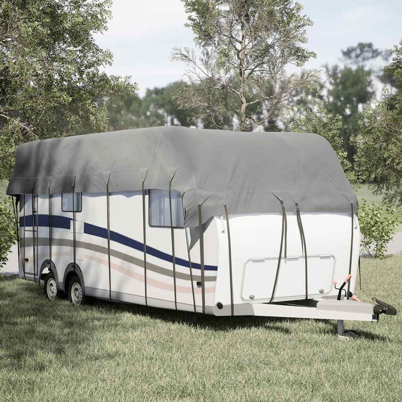 Load image into Gallery viewer, Vidaxl caravan dakbedekking 800x300 cm vliesvlies grijs
