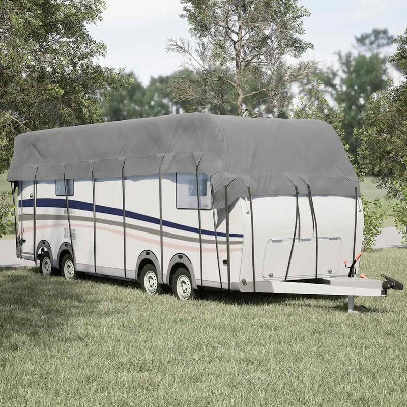 Load image into Gallery viewer, Vidaxl caravan dakbedekking 1000x300 cm vliesvlies grijs
