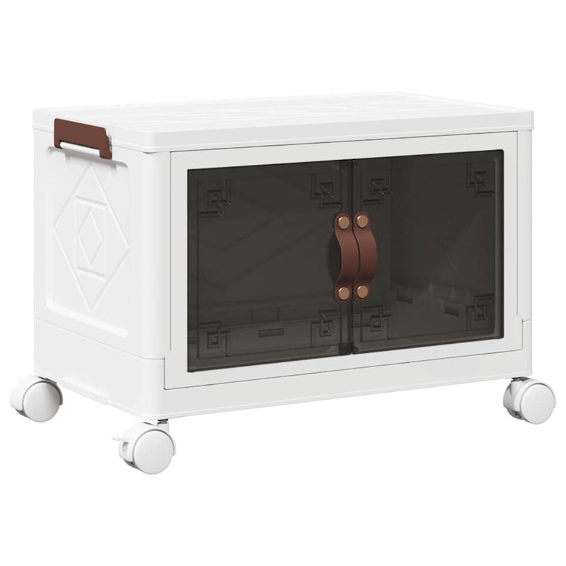 Load image into Gallery viewer, Vidaxl opbergbox stapelbaar met wielen 28 l 48,5x29,5x33 cm

