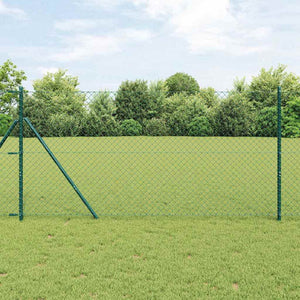 Vidaxl afrasteringspaal groen 10 x 1,2 m (40 x 40 mm gaas)