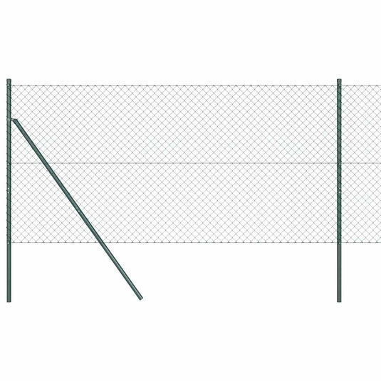 Vidaxl afrasteringspaal groen 10 x 1,4 m (40 x 40 mm gaas)