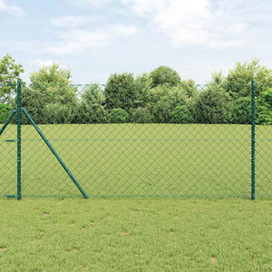 Vidaxl afrasteringspaal groen 10 x 1,2 m (60 x 60 mm gaas)