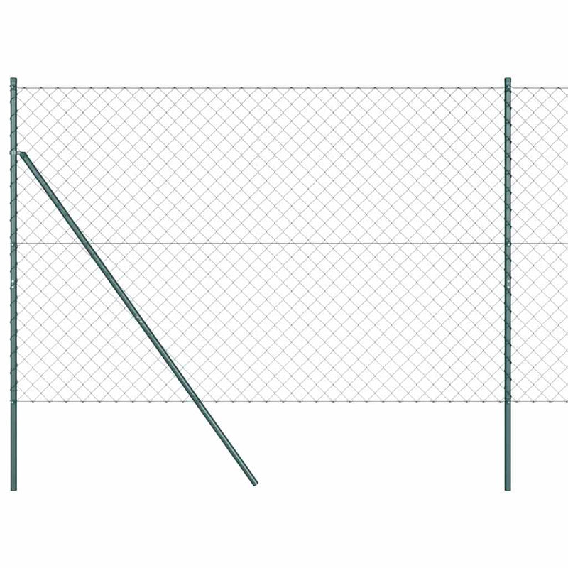 Afbeelding laden in galerijviewer, Vidaxl afrasteringspaal groen 10 x 1,6 m (60 x 60 mm gaas)
