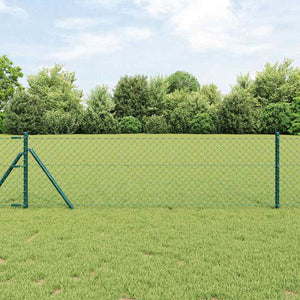Vidaxl afrasteringspaal groen 25 x 0,6 m (40 x 40 mm gaas)