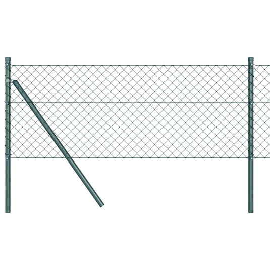 Vidaxl afrasteringspaal groen 25 x 0,6 m (40 x 40 mm gaas)