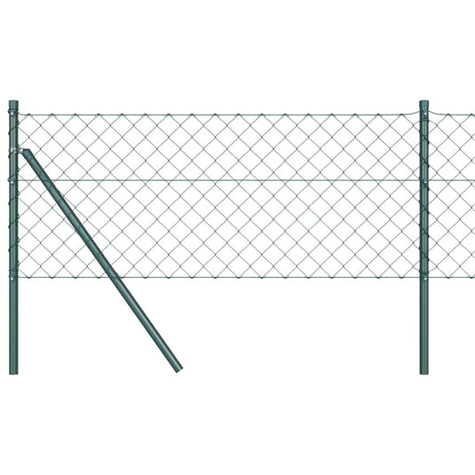 Vidaxl afrasteringspaal groen 25 x 0,4 m (60 x 60 mm gaas)