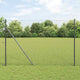 Vidaxl afrasteringspaal grijs 10 x 1,5 m (60 x 60 mm gaas)