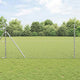 Vidaxl afrasteringspaal zilver 10 x 1,2 m (60 x 60 mm gaas) staal