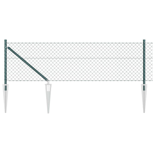 Vidaxl afrasteringspaal groen 10 x 0,4 m (40 x 40 mm gaas)