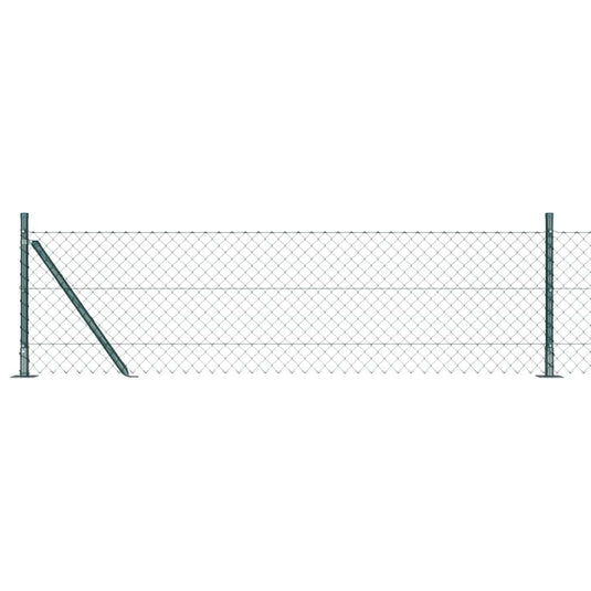 Vidaxl afrasteringspaal groen 10 x 0,6 m (40 x 40 mm gaas)