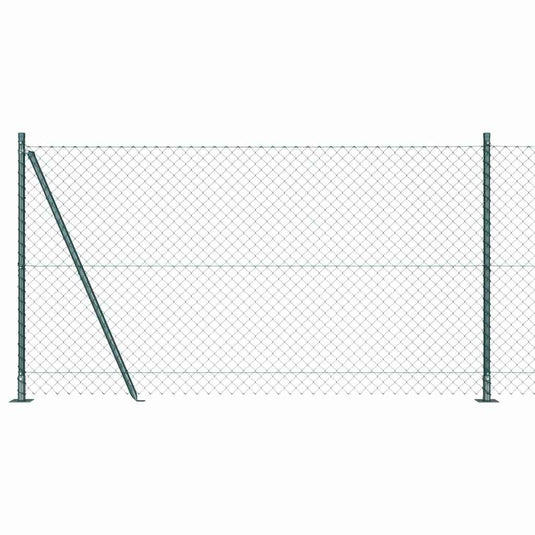 Vidaxl afrasteringspaal groen 10 x 1,2 m (40 x 40 mm gaas)