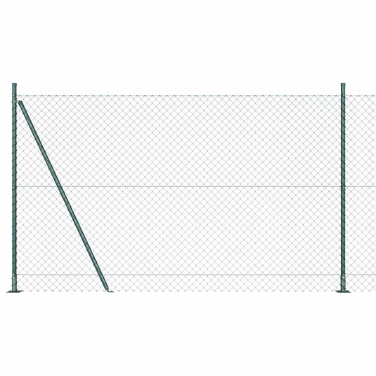 Vidaxl afrasteringspaal groen 10 x 1,4 m (40 x 40 mm gaas)