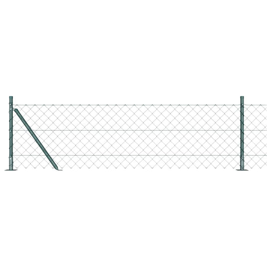 Vidaxl afrasteringspaal groen 10 x 0,6 m (60 x 60 mm gaas)