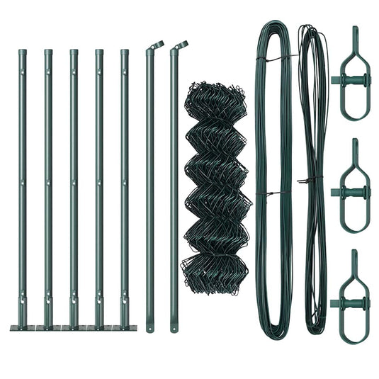 Vidaxl afrasteringspaal groen 10 x 0,6 m (60 x 60 mm gaas)