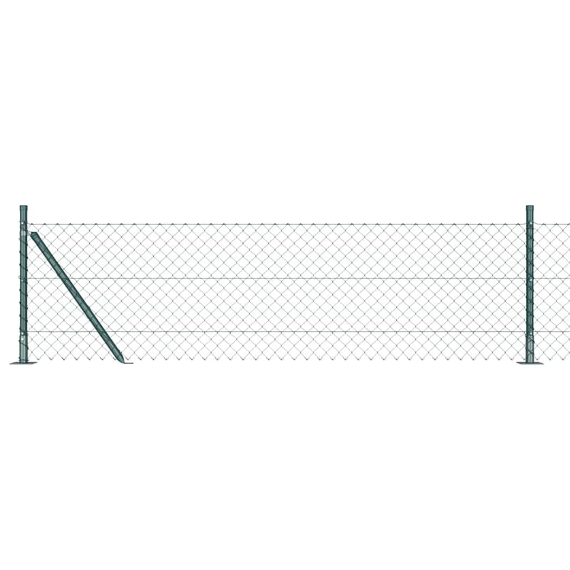 Afbeelding laden in galerijviewer, Vidaxl afrasteringspaal groen 25 x 0,4 m (40 x 40 mm gaas)
