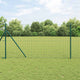 Vidaxl hek met paal groen 1,2 x 10 m staal en pvc