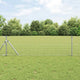 Vidaxl hek met paal zilver 0,6 x 10 m staal en pvc