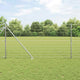 Vidaxl hek met paal zilver 1,2 x 10 m staal