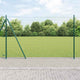 Vidaxl euro-hek met betonnen voetstuk 10 x 1,6 m pvc-coated staal mesh