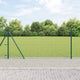 Vidaxl euro-hek met betonnen voetstuk 25 x 0,8 m pvc-coated staal mesh
