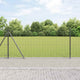 Vidaxl hek met paal grijs 0,8 x 10 m staal