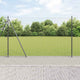Vidaxl euro-hek met betonnen voetstuk 10 x 1,4 m pvc-coated staal mesh