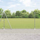Vidaxl hek met paal zilver 1,2 x 10 m staal