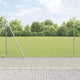Vidaxl hek met paal zilver 1,4 x 10 m staal