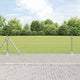 Vidaxl hek met paal zilver 0,4 x 10 m staal