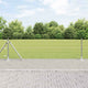Vidaxl hek met paal zilver 0,6 x 25 m staal