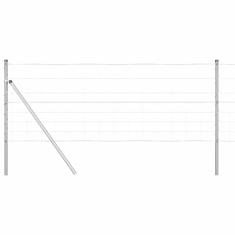 Load image into Gallery viewer, Vidaxl afrasteringspaal gegalvaniseerd 25 x 0,8 m staal
