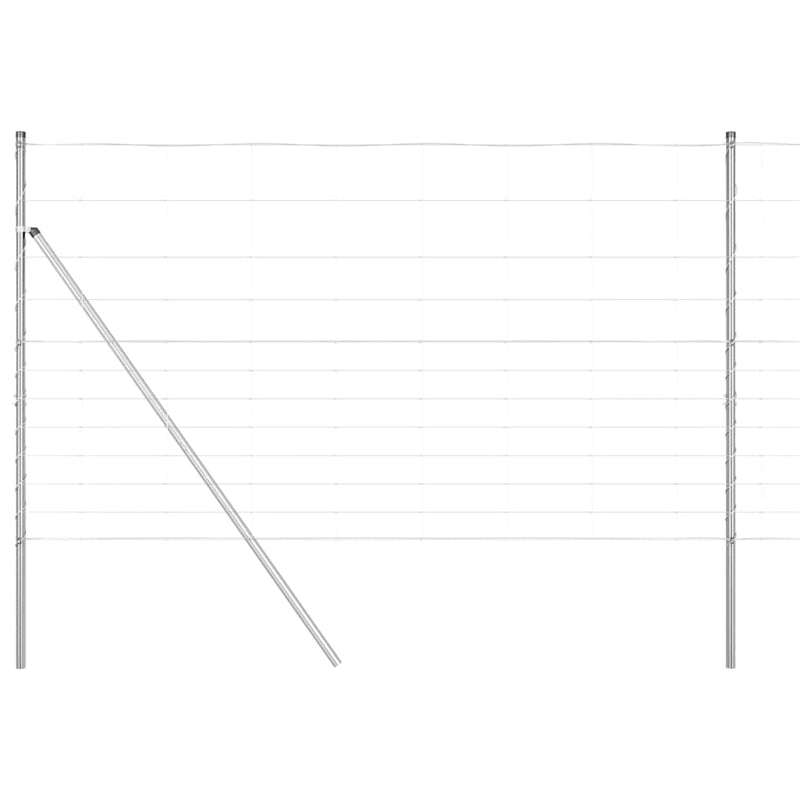 Load image into Gallery viewer, Vidaxl afrasteringspaal gegalvaniseerd 25 x 1,4 m staal
